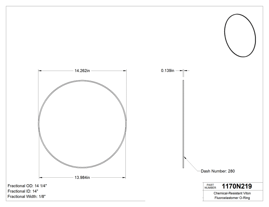 Technical drawing - 1170N219